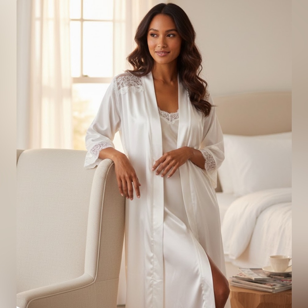 Elegant Satin Chemise